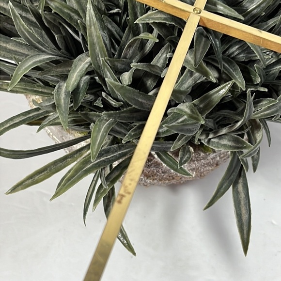 Solid Brass Gold Plated 10” Wall Cross Religious Christianity READ - Picture 8 of 8